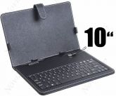 Capa Case Teclado USB Para Tablet de 10 Polegadas Android +