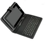 Teclado Portátil USB p/ Tablet com Capa T-7 - Preto - DL